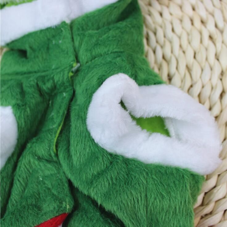 Christmas Cute Fleece Dog Jacket - Small Dogs Yorkie Winter Coat