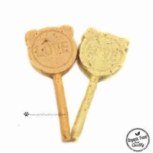 Organic Multi Fruit Chicken Cheese Lollipop Dog Treats Pet Snacks