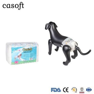 OEM Wholesale Ultra Soft 100% Cotton Comfort Disposable Pet Diaper for Dog