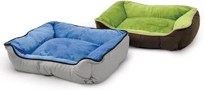 Premium Two Layers Rectangle Pet Beds Luxury Dog Beds