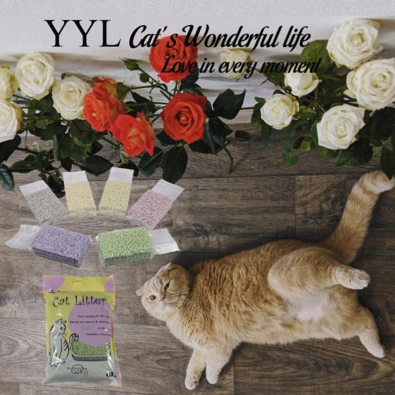 Cat Cleaning Product: Green Tea Scent Tofu Cat Litter