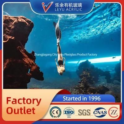 Safe Project Transparent Acrylic Tunnel for Aquariums Windows