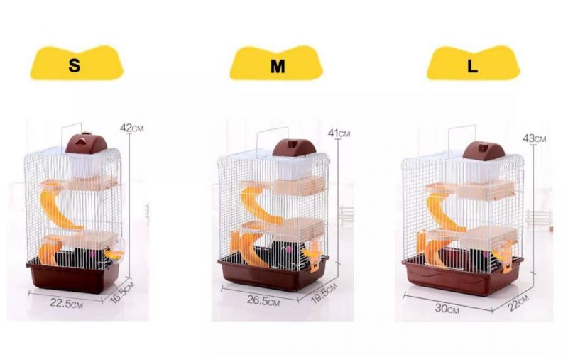 Pet Cage Outdoor Indoor Stainless Steel Cage Hamster Cages and Habitats