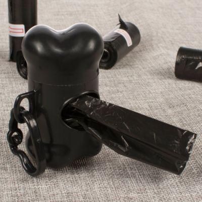 Wholesale Custom Black Pet Poop Bag Dog Waste Bag with Dispenser