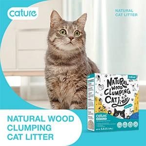 Smart Wood Cat Pellets Which Doesn&rsquor; T Stick to Paws and Stays in The Tray