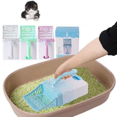 Colourful Supply Manual Toilet Engrave Handed Pet Litter Scoop