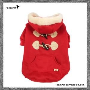 Buttons Deco Red Blank Dog Clothes (SPJ6021-1)