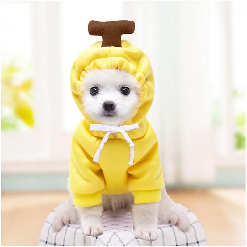 Small Cat Costume Pet Accessories Dog Hoodies Fruit Clothes
