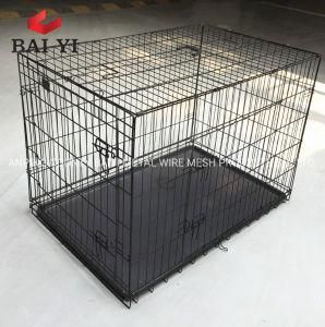 Cheap Price Metal Iron Wire Portable Dog Cage and Crates