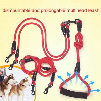 Dismountable and Retractable Dog Leash for Walking and Training