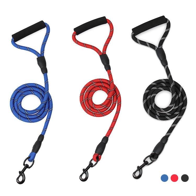 Various Colors Wholesale High Quality Dog Leash Nylon Reflective Comfort Dog Leash No Pull//