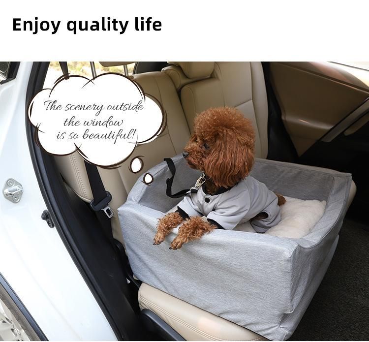 Outdoor Travel Safety Lookout Bed Dog Pet Car Booster Seat