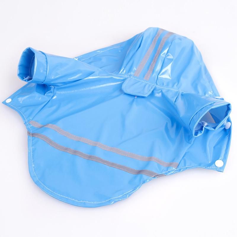 Pet Raincoat PU Reflect Light S-XL Dog Waterproof Jackets