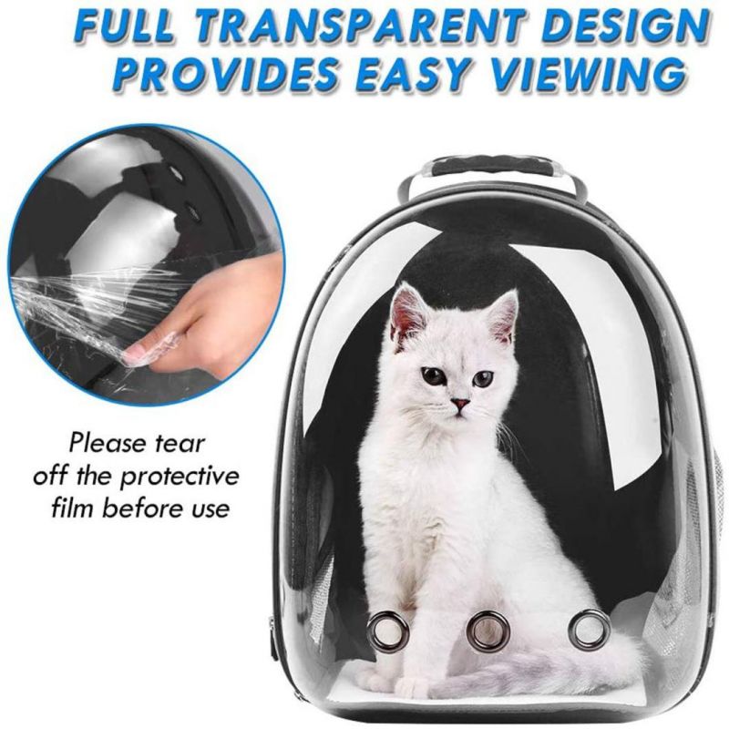 Cat Backpack Carrier Bubble Bag for Hiking Travelling Camping