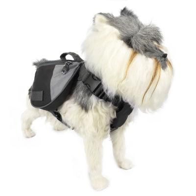 Wholesale Adjustable Outdoor Visiable Durable Hiking Dog Saddle Bag Pet Supply