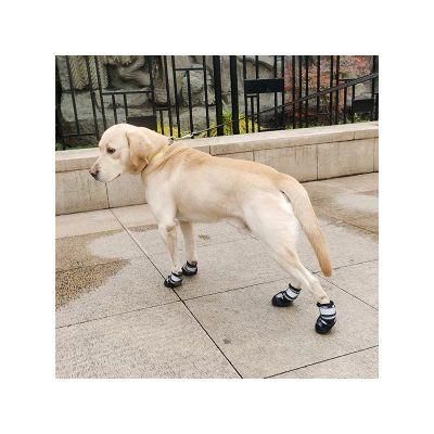 Popular Custom Reflective Anti-Slip Waterproof Safety Warm Walking Pet Shoes for Dogs