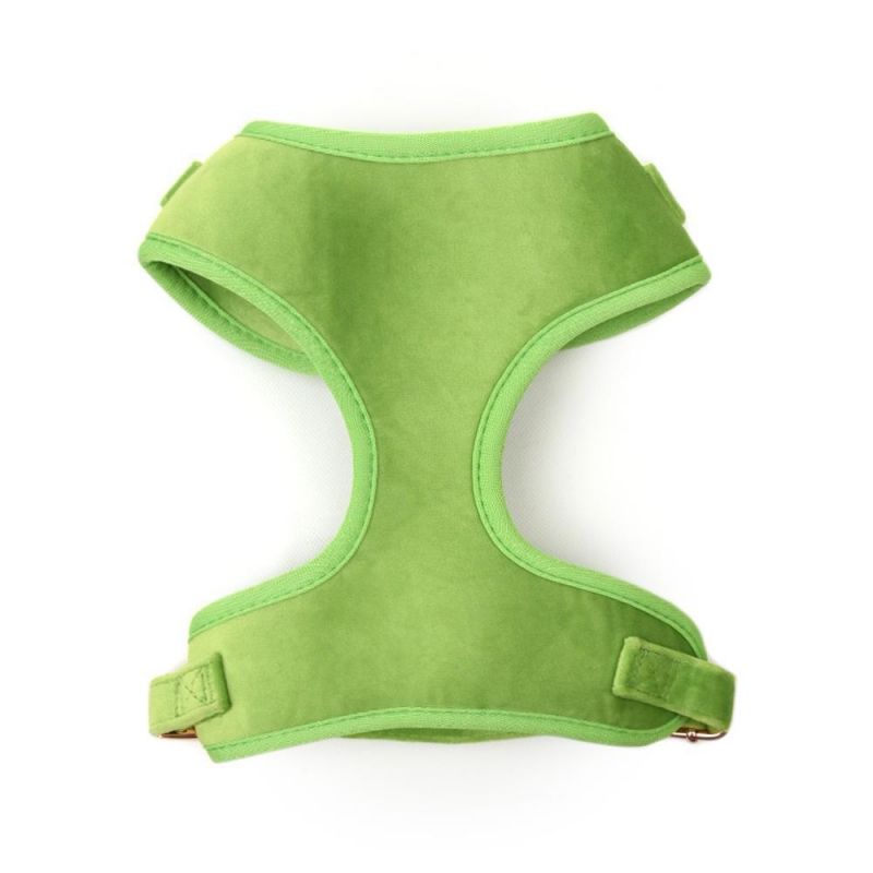 Pet Supplies Custom Velvet Dog Harness and Leash Luxury with Metal Buckle Recycled Cotton Eco Friendly Arnes PARA Perros Vest