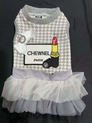 &quot;Chewinel Paris&quot;Embroidery Pet Skirts Company Wholesale Pet Skirts