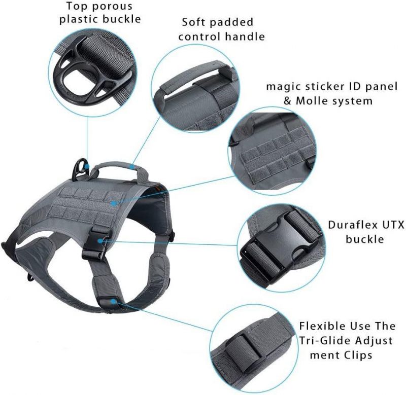 Adjustable Training Harness No Pull Tactical Harness