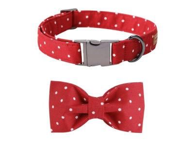 Pet Soft &Comfy Bowtie Dog Collar Cat Collar Pet Gift Dogs Cats 6 Size 7 Patterns