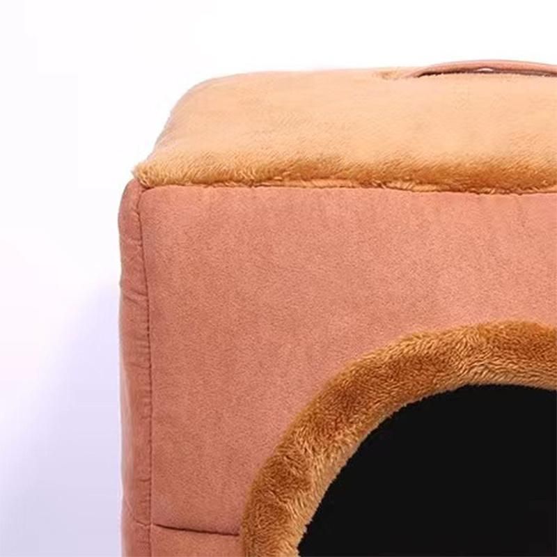 Foldable Two Piece Square Cat Nest