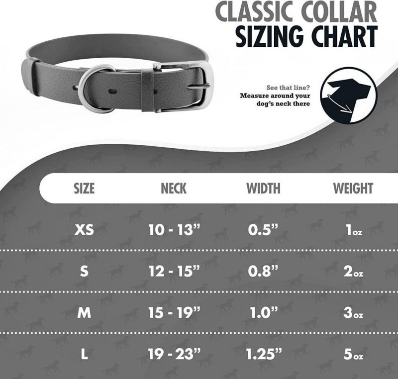Waterproof & Odor Proof Dog Collar with Multiple Colors Option