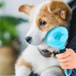 Pets Cat &amp; Dog Hair Brush Tools Stainless-Steel Comb Grooming Self-Cleaning Slicker Brush Pet Supply for Bailigao