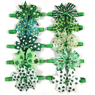 Classic New Style Pet Puppy Dog Hair Bows Hairpin Accessories Elastic Belt Dog Grooming Bow