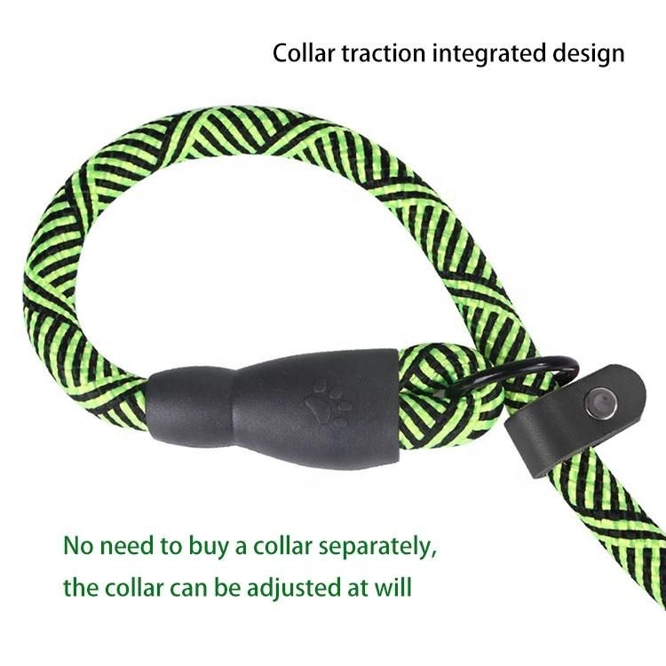 Dog Leash Anti-Choking with Upgraded Durable Rope Nylon Rope