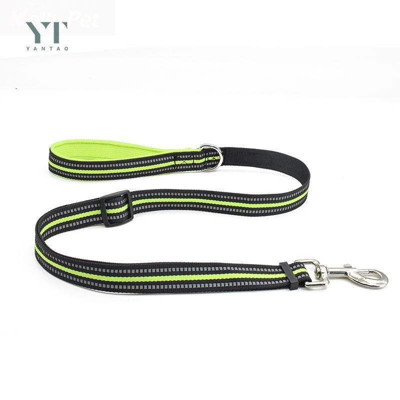 Custom Strong Heavy Duty Simple Mesh Padded Premium Braided Tangle Free Reflective Nylon Pet Dog Leash