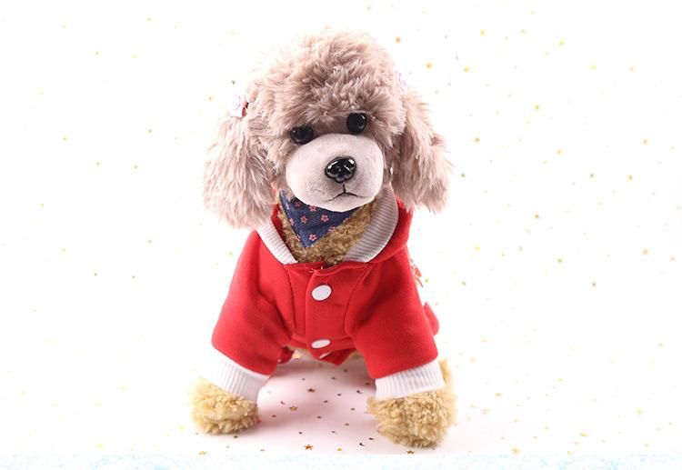 for Small Dog Pet, Xmas Costumes Mascotas Winter Coat Sweatshirt Cute Puppy Outfit Dog Christmas Clothing/