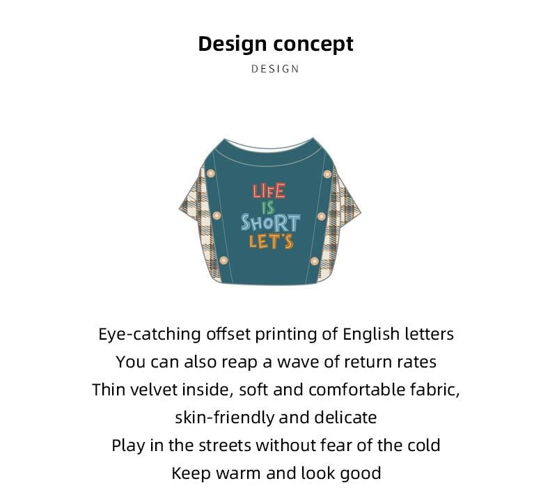 Ropa De Mascotasfleece Polartec Thicken Buttons Design Warm Dog Jacket Coat Costume Winter Dog Clothes