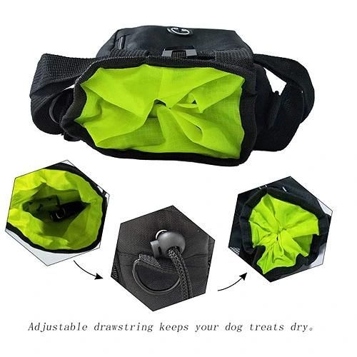Dog Training Treat Bag with Poo Bag Holder Waterproof Dog Food Storage Bag Training Pouch Bag