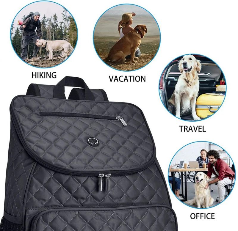 Multi-Funtional Food Pocket Garbage Pet Carrier Travel Pet Dog Travel Backpack