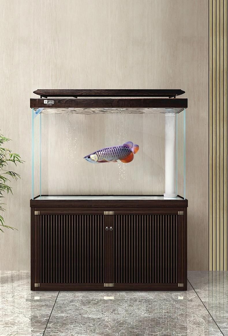 Yee Aquarium Decoration Big Glass Tank Living Room Office Aquarium