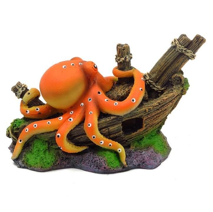 Hot Selling Stretchy Octopus Crafts Aquarium Decoration