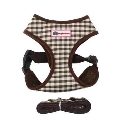 Vest-Style Dog Chest Strap Summer Breathable Lattice Pet Chest Strap Dog Rope Pet Harness