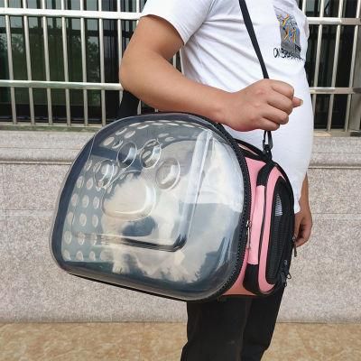 EVA Transparent Pet Shoulder Bag Portable Cat Carrier Bag