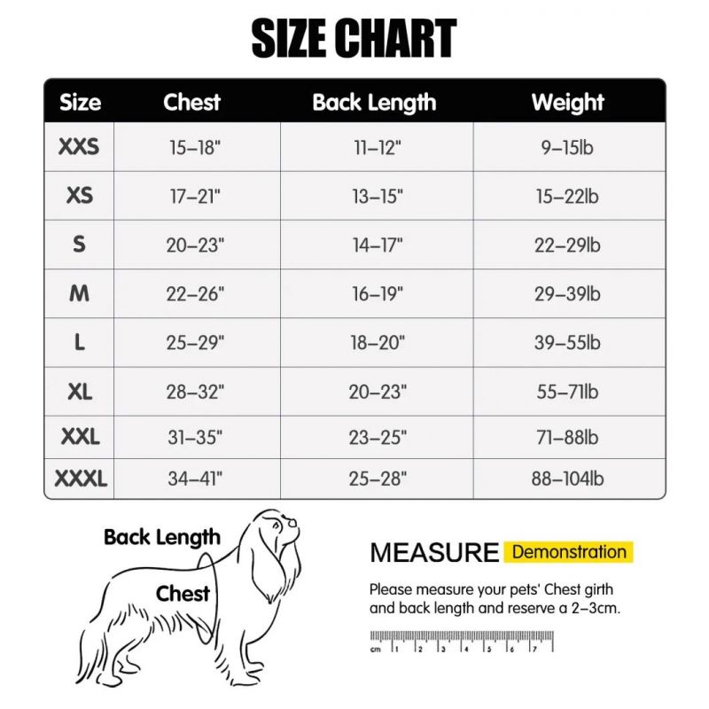 Dog Surgery Recovery Suit for After Surgery, Dog Recovery Suit Protect Puppy Wounds After Surgery for Male/Female Dog