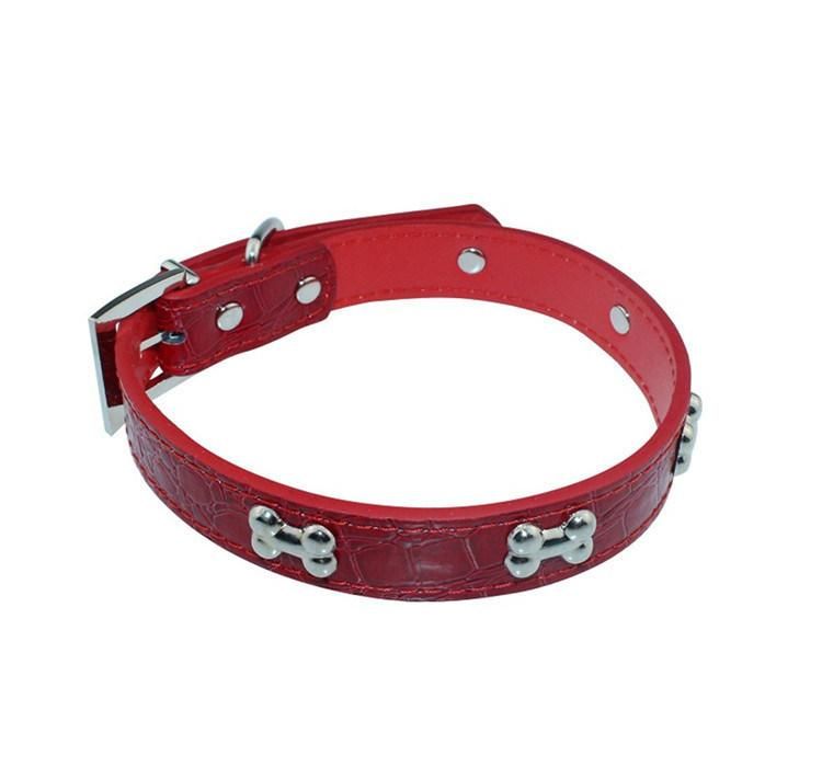 Waterproof Dog Collar for Pet Training PU Dog Collars