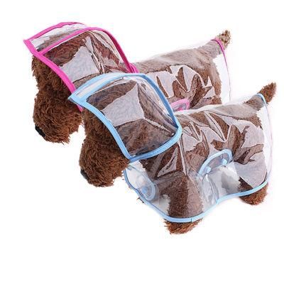 Wholesale Custom Comfortable Large Pet Clothes Hoodie Safe Reflective Waterproof Pet Dog Raincoat