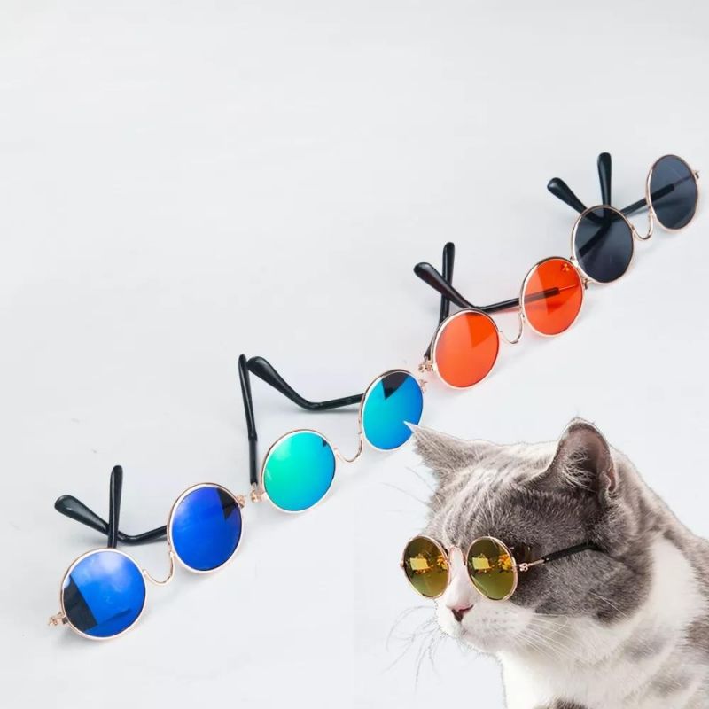 Pet Cat Glasses for Photos Props Accessories Little Dog Cat Eye Wear Sunglasses Pet Supplies Toy