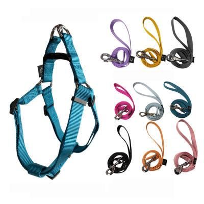 All Season Suitable Adjustable Pet Dog Vest Harnesses Reflective Dog Harness Collar and Leash Set for Walking