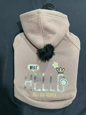 &quot;What Hello&quot; Designer Clothes Pet Hoodie Dog Hoodie