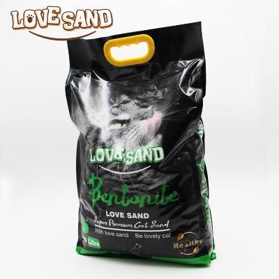 Emily Pets Love Sand Factory Pet Supply Easy Clean Natural Clumping Clay Bentonite Cat Litter