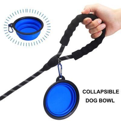 Hand Made Solid Color Nylon Rope Dog Leash