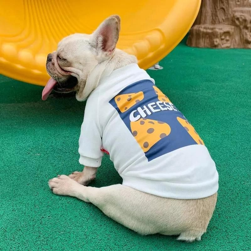 Spring Autumn Summer Pet Clothes Chess Pet T-Shirt Dog Clothes Match Owner Dog Accessories