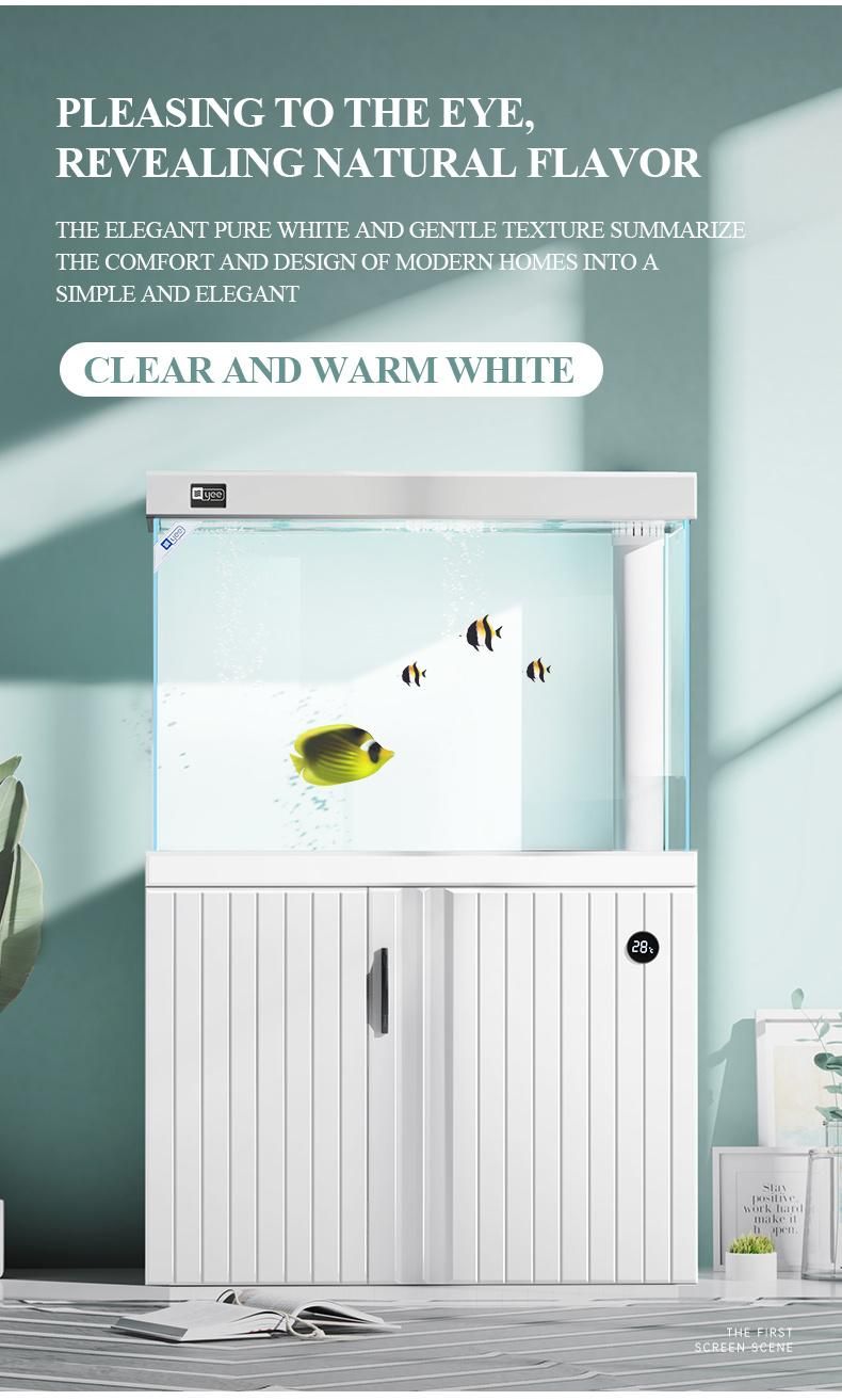 Yee Super White Large Aquariums with Accessories Fish Big Tank