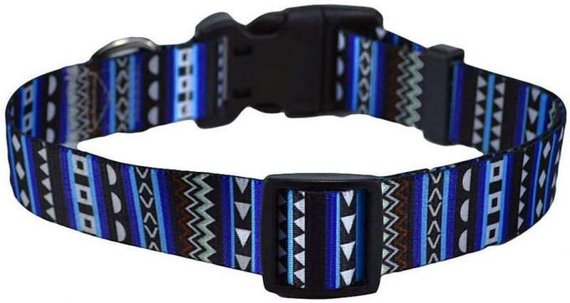 Soft Ethnic Style Collar Adjustable for Small Medium Large Dogs