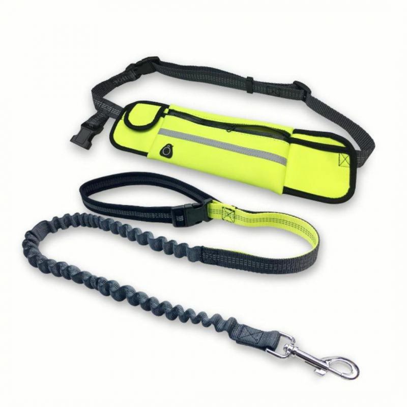 Dog Harness Jogging Lead Adjustable Waist Leashes